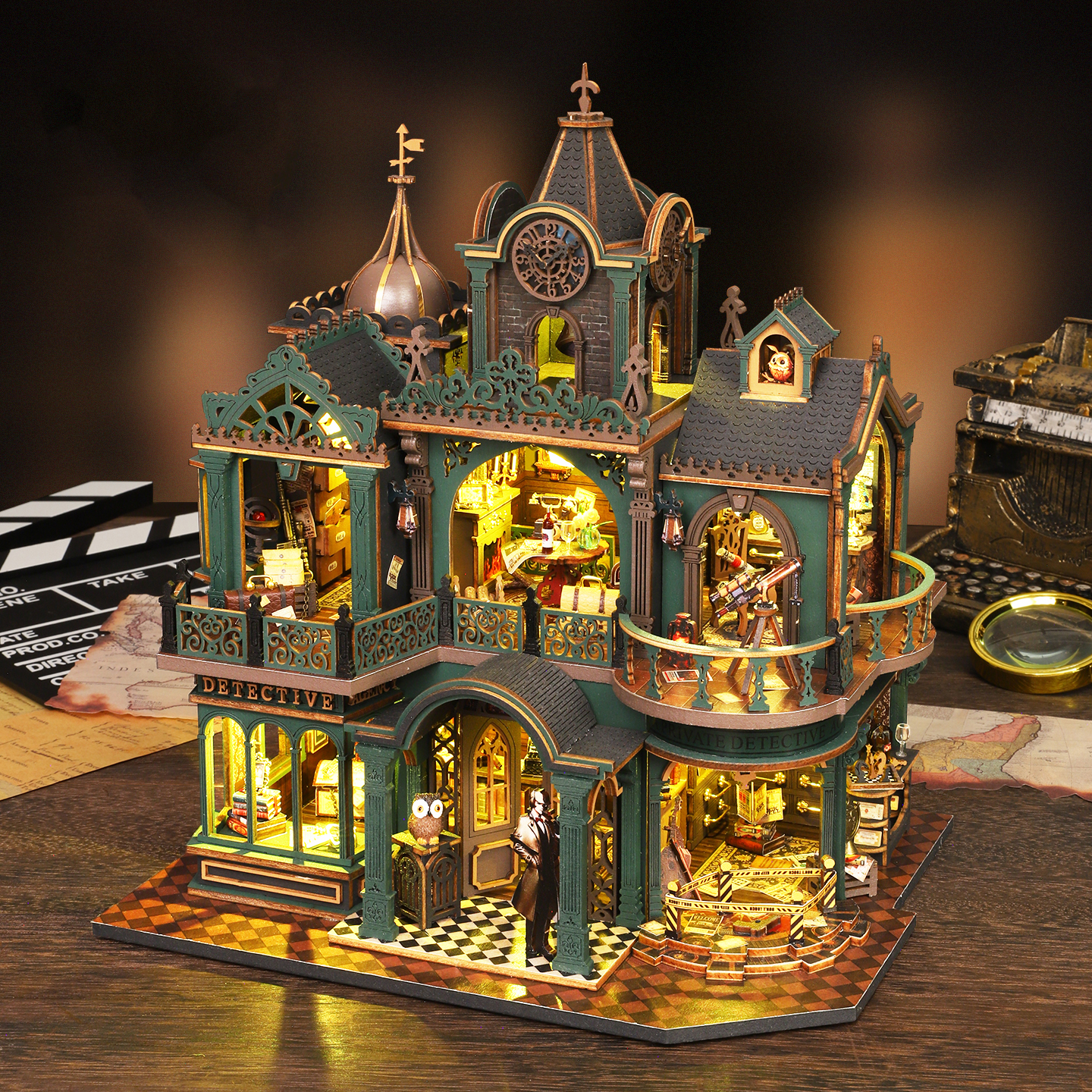 DIY Wooden Green Detective Age - مراجعة Woodworking Kits For Kids وسعره