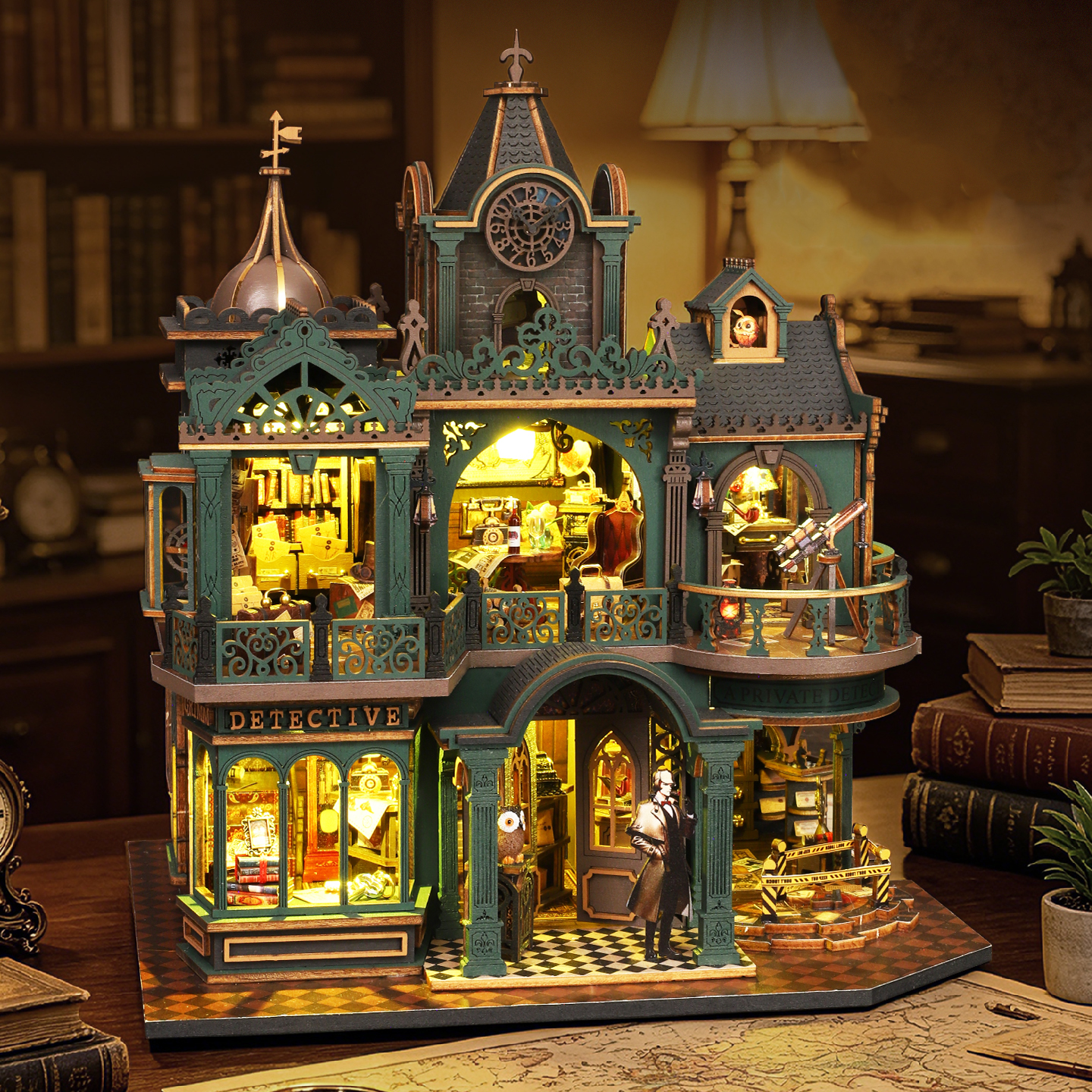 DIY Wooden Green Detective Age - مراجعة Woodworking Kits For Kids وسعره