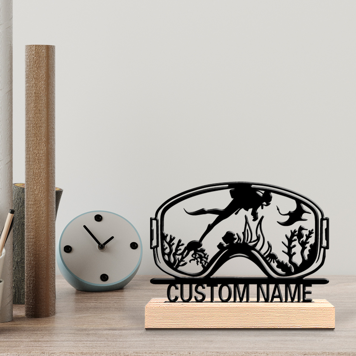 1pc Cute Personalized Custom D - مراجعة Woodworking Room وسعره