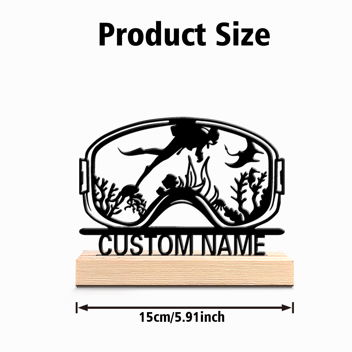 1pc Cute Personalized Custom D - مراجعة Woodworking Room وسعره