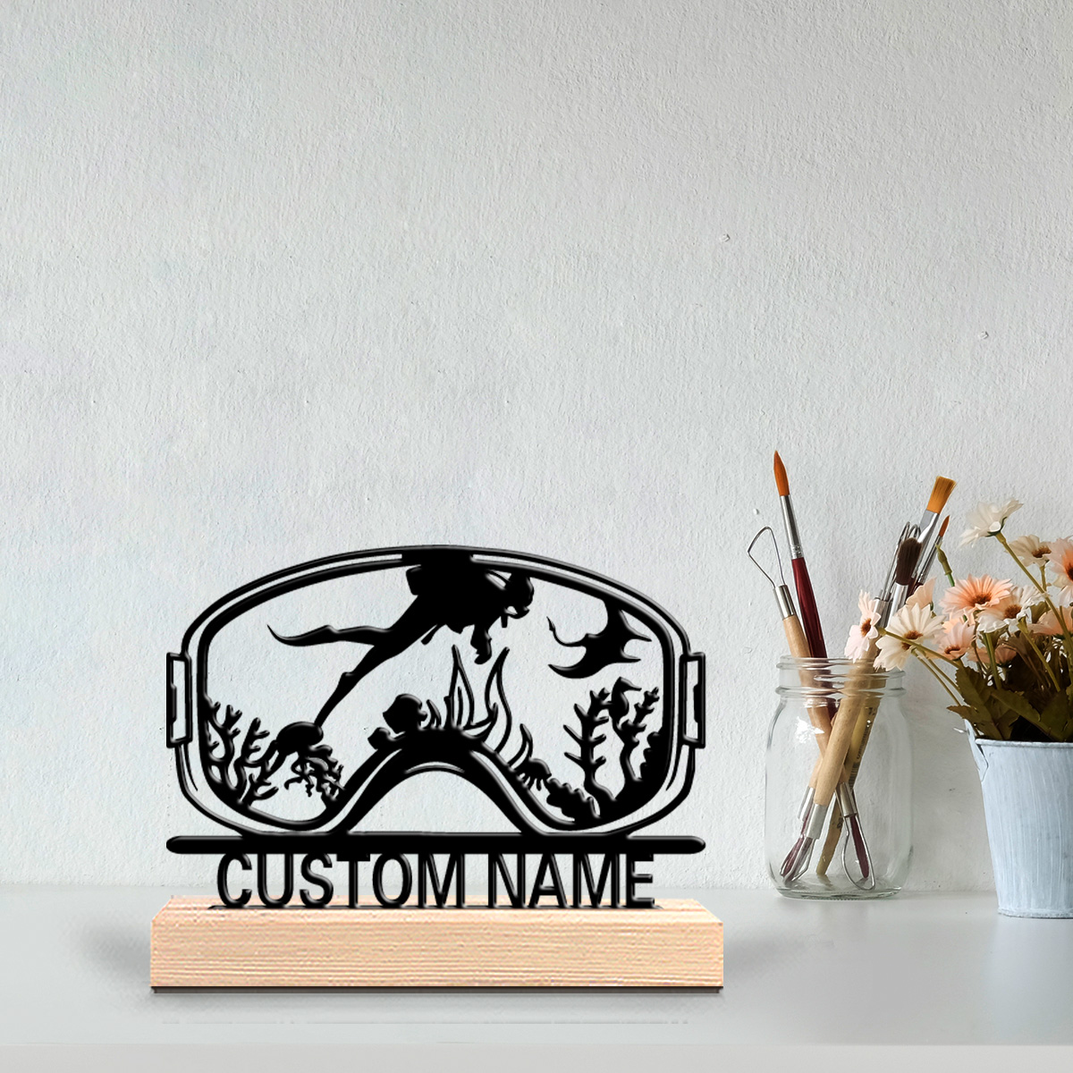 1pc Cute Personalized Custom D - مراجعة Woodworking Room وسعره