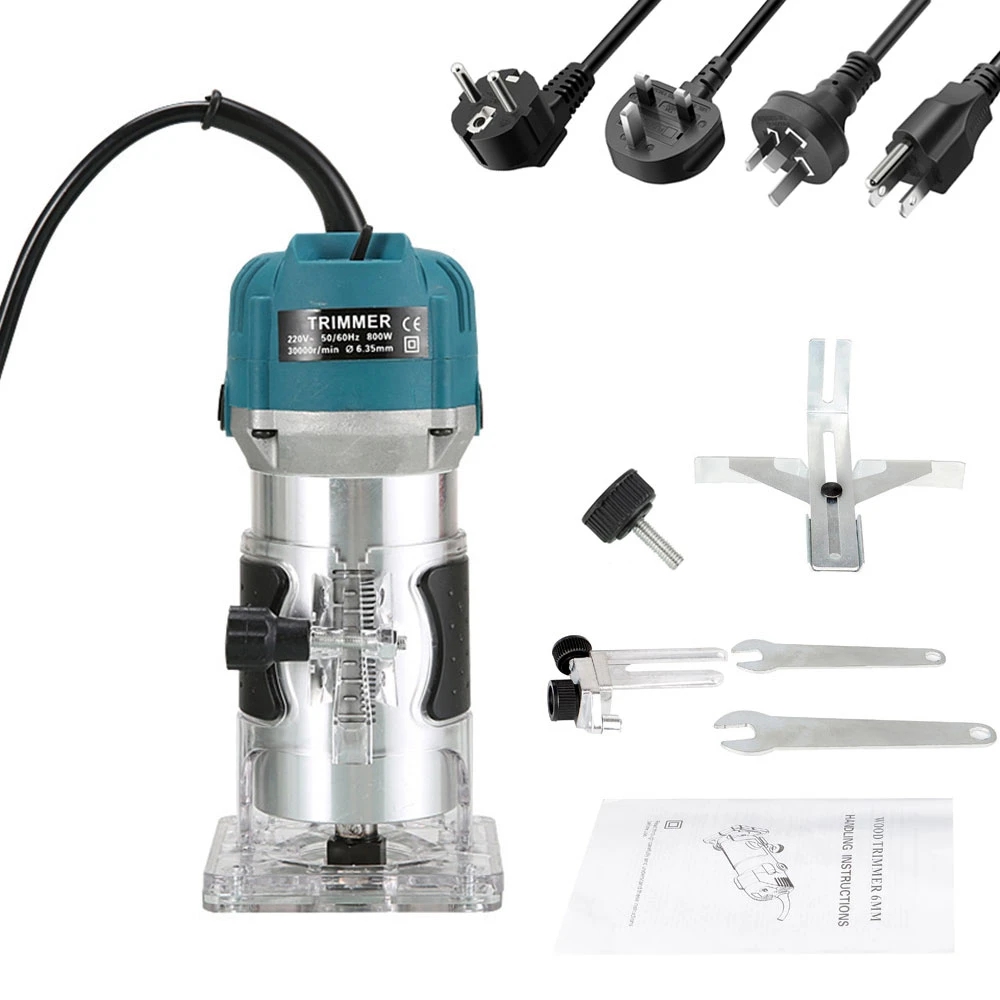 800W 30000RPM Wood Router Mach - مراجعة Router Plane Hand وسعره