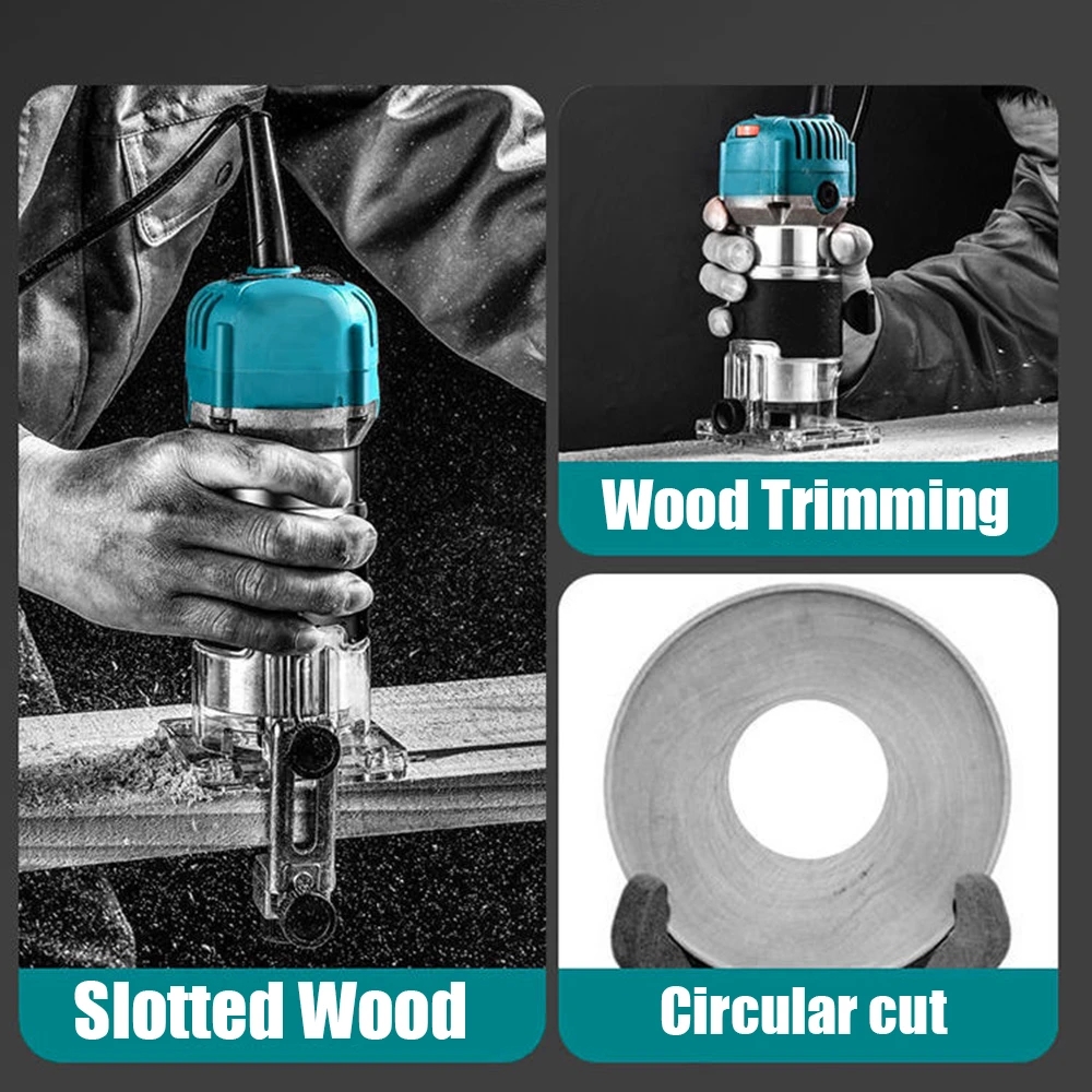 800W 30000RPM Wood Router Mach - مراجعة Router Plane Hand وسعره