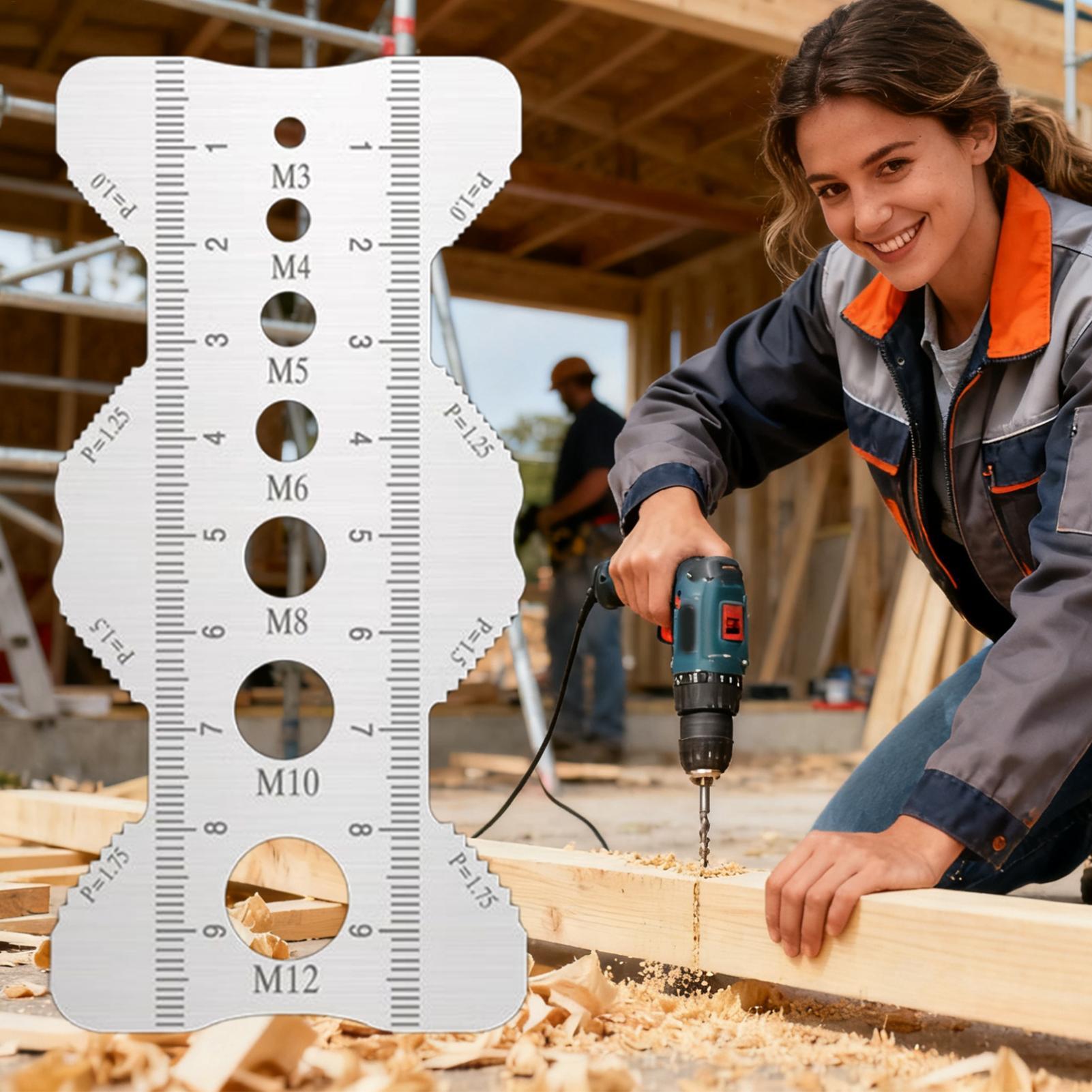 Screw Size Gauge Portable Pitc - مراجعة Woodworking For Engineers وسعره