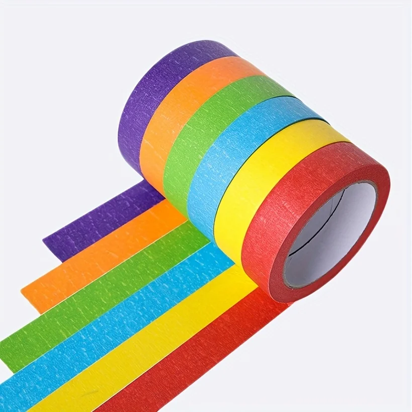 6 Rolls of Colored Masking Tap - مراجعة Woodworking Project Plans وسعره