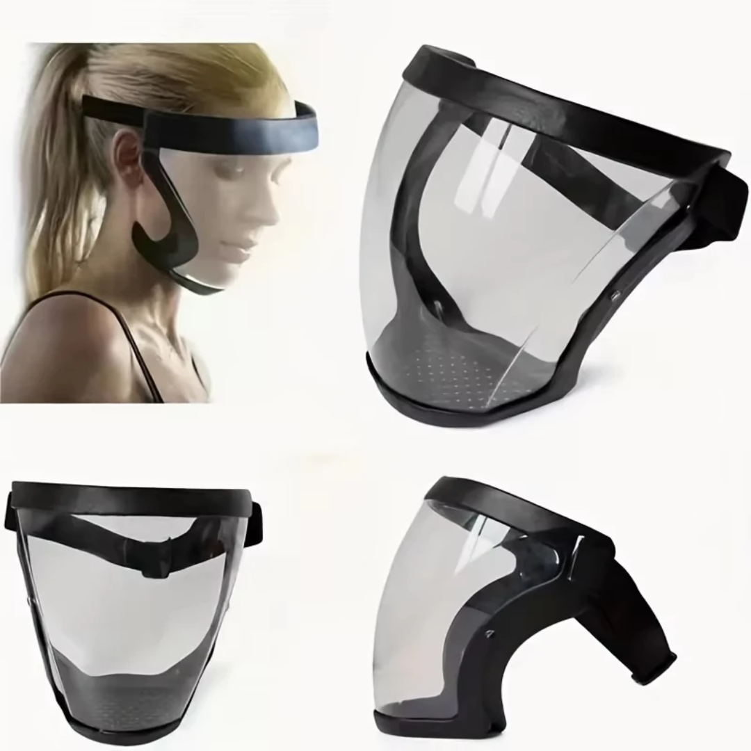 Full-Face Transparent Protecti - مراجعة Woodworking Face Shield وسعره