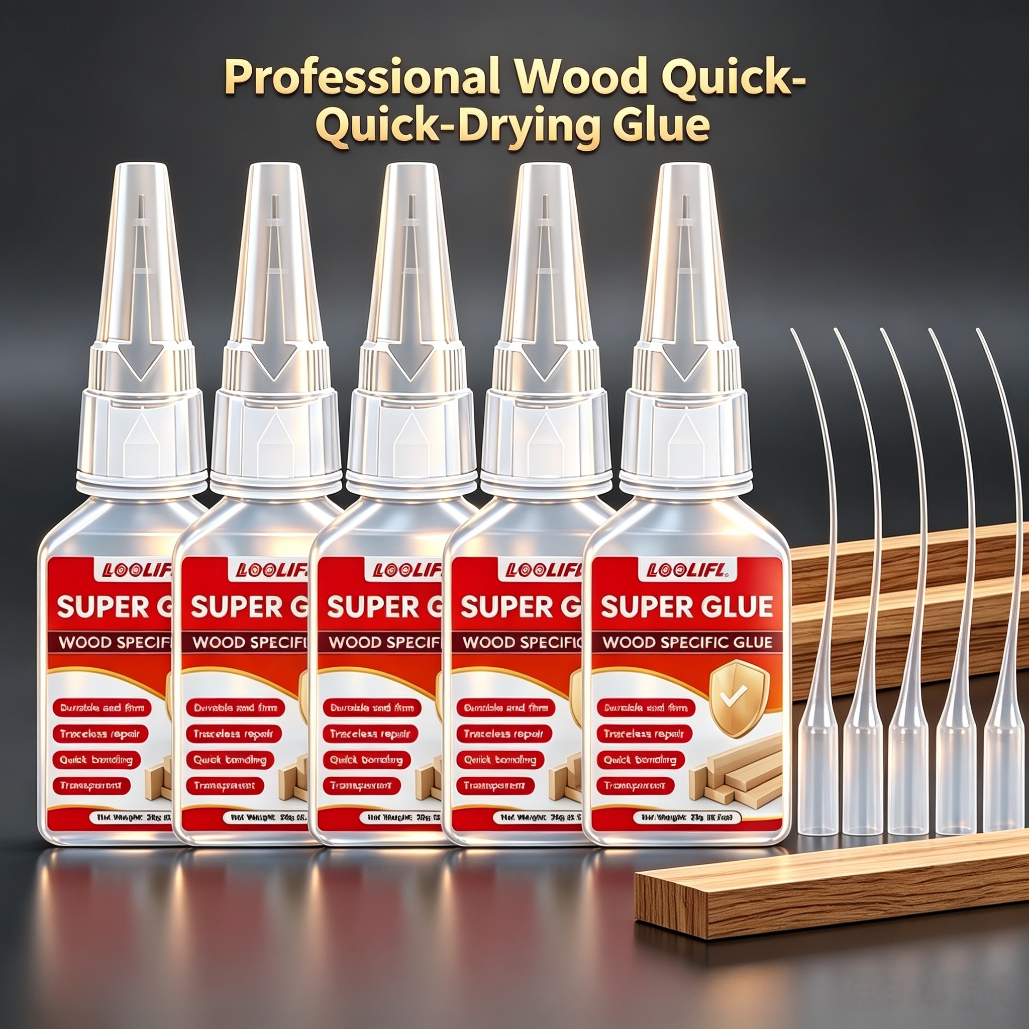 5 Tubes of Quick-Drying Wood G - مراجعة Woodworking Youtube Free وسعره