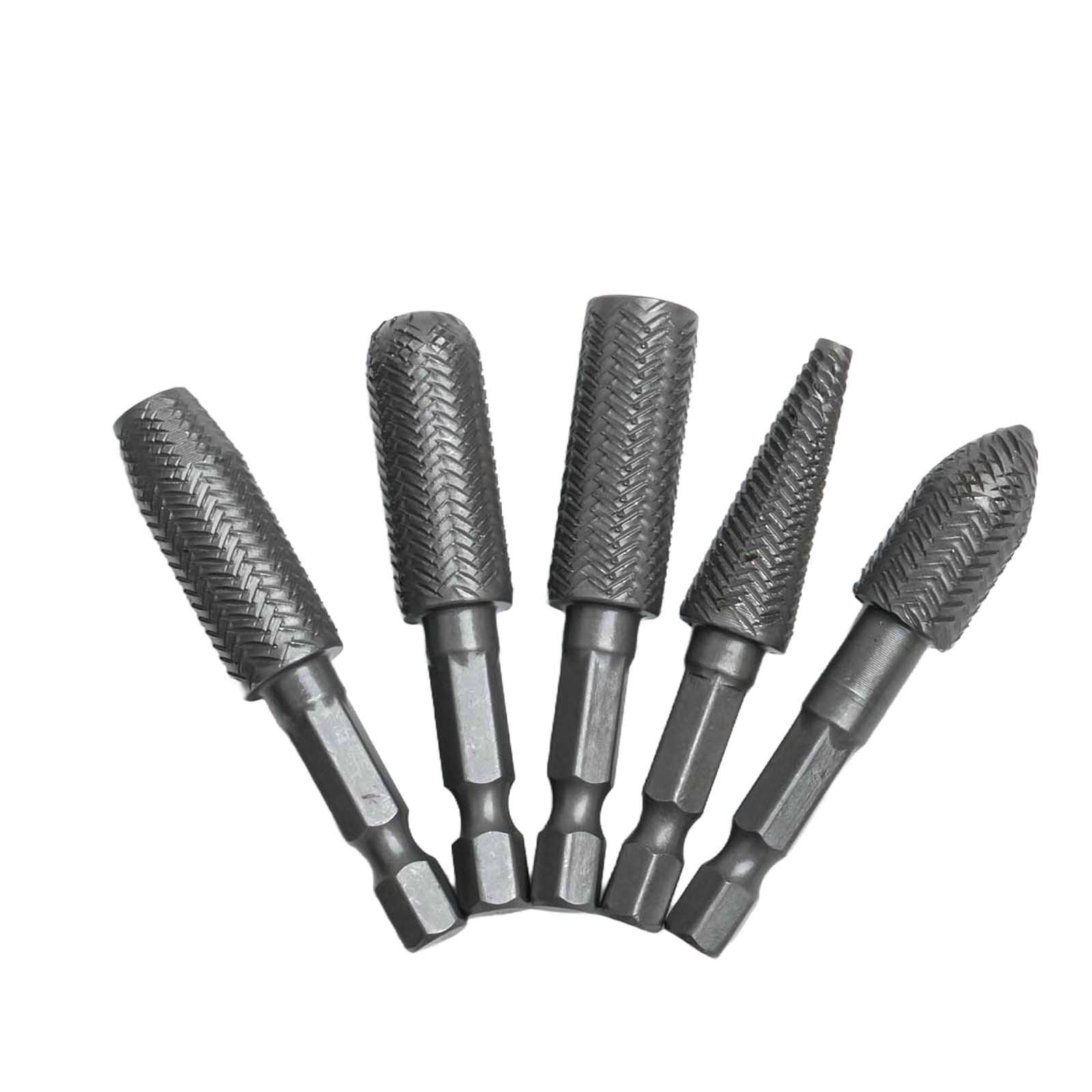 5Pcs Rotary Rasp 1/4inch Hex S - مراجعة Woodworking Files And Rasps وسعره