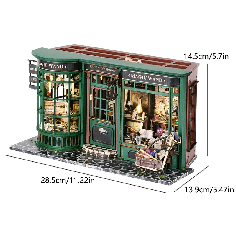Magical Doll House Miniature D - مراجعة Woodworking Kits For Kids وسعره