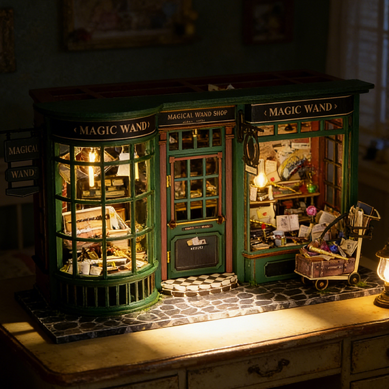 Magical Doll House Miniature D - مراجعة Woodworking Kits For Kids وسعره