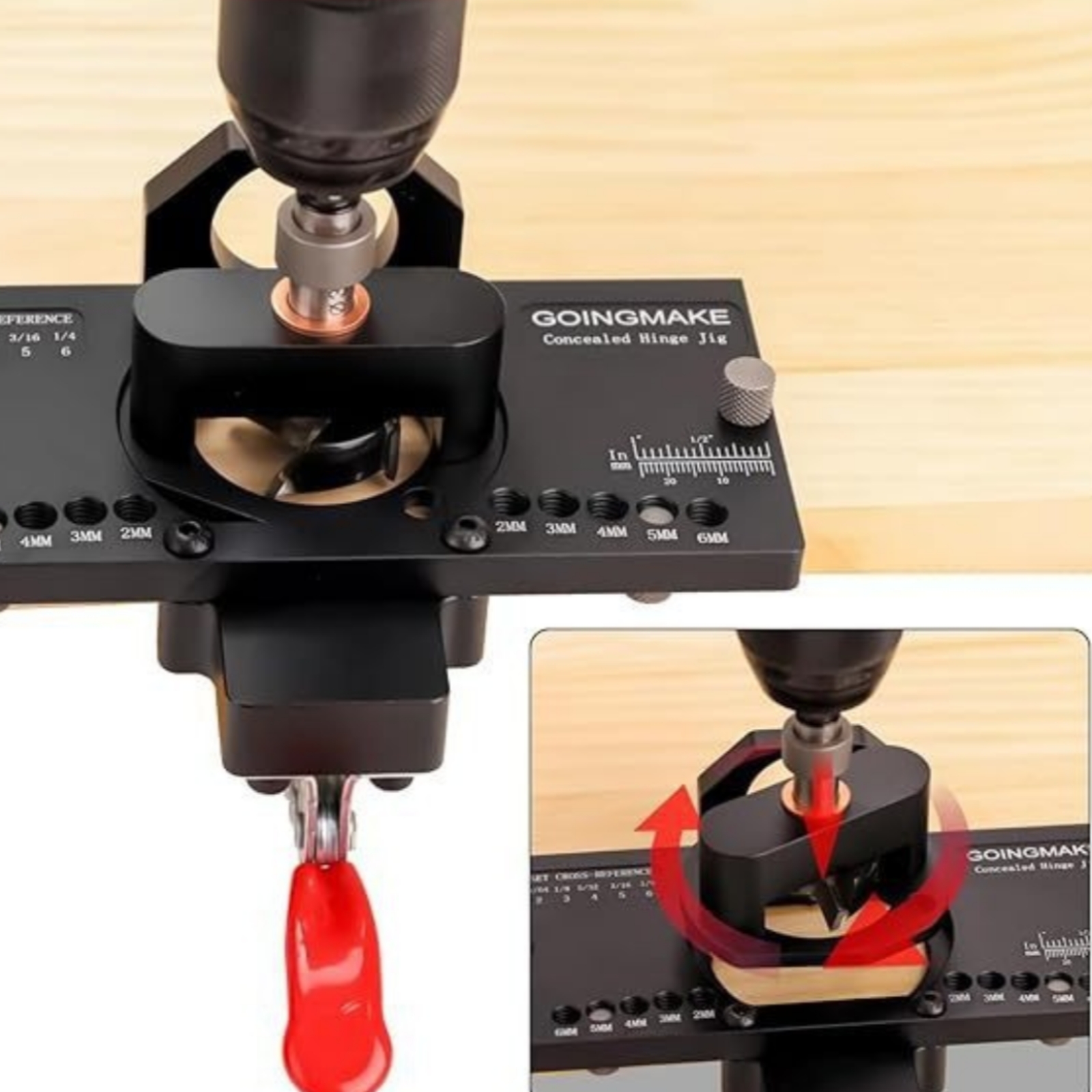 35mm Hinge Jig High-Precision  - مراجعة Woodworking Jig وسعره