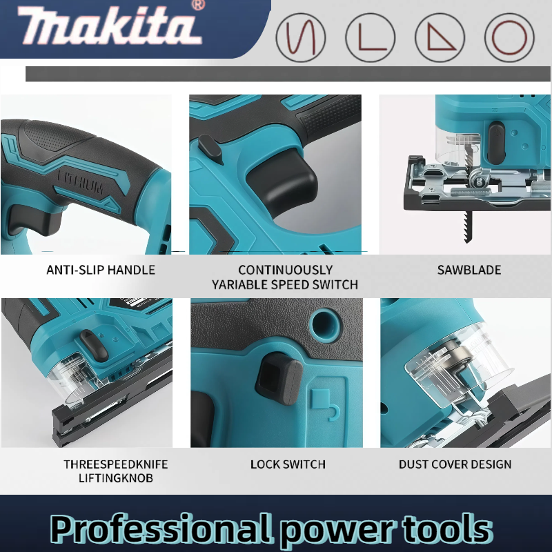Makita brushless DJV182 electr - مراجعة Woodworking Rasp وسعره