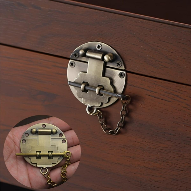 3Pcs Vintage-Style Alloy Lock  - مراجعة Woodworking Finishing وسعره