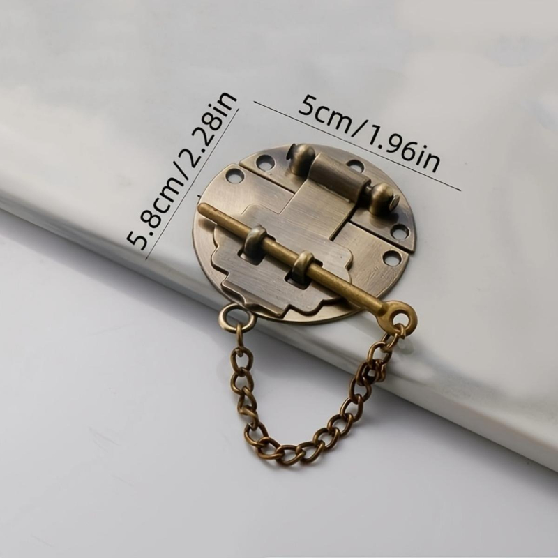 3Pcs Vintage-Style Alloy Lock  - مراجعة Woodworking Finishing وسعره