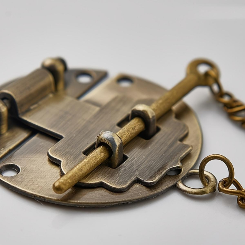 3Pcs Vintage-Style Alloy Lock  - مراجعة Woodworking Finishing وسعره