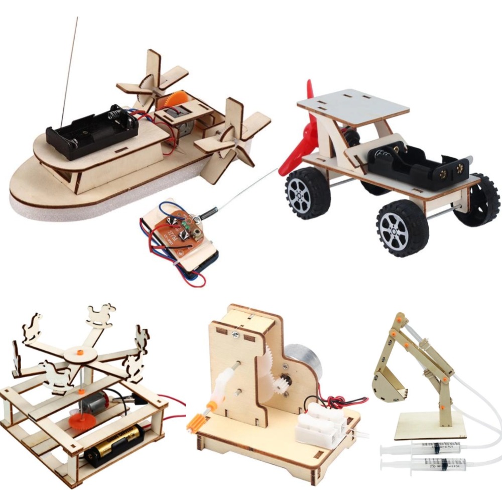 DIY Boat Model Science Toys Ki - مراجعة Woodworking Kits For Kids وسعره