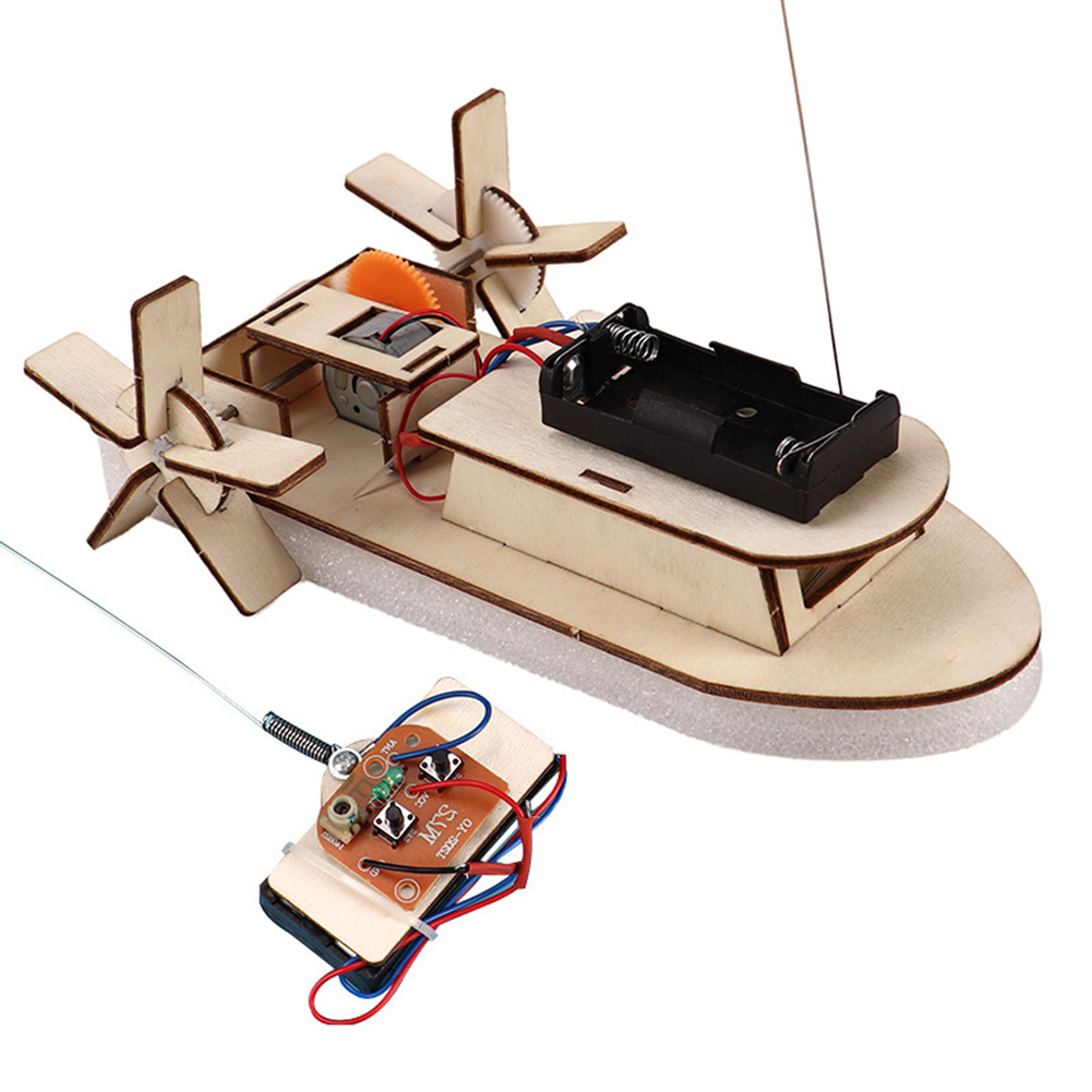 DIY Boat Model Science Toys Ki - مراجعة Woodworking Kits For Kids وسعره