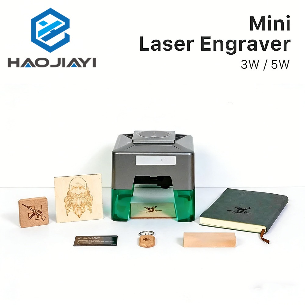 5000mW Mini CNC Laser Engraver - مراجعة Woodworking Logos وسعره