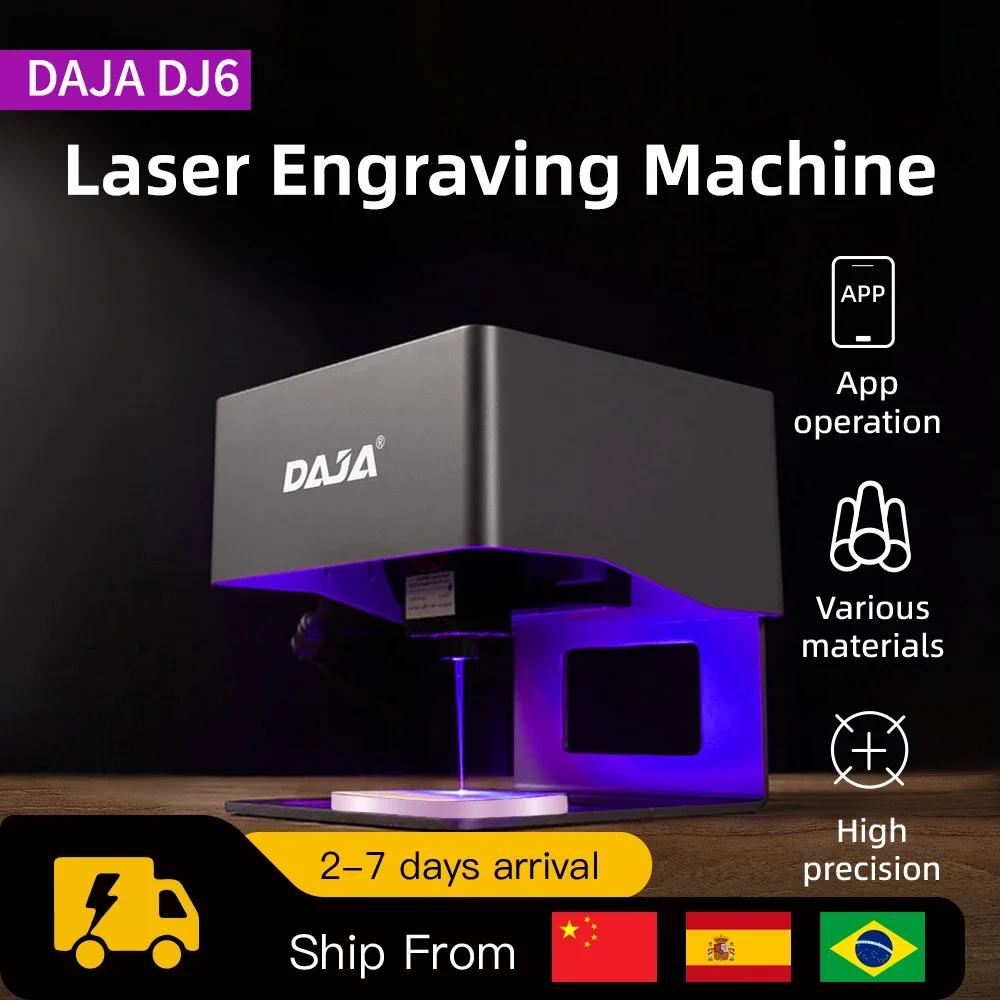 DAJA Laser Engraver CNC DIY DJ - مراجعة Woodworking Logos وسعره