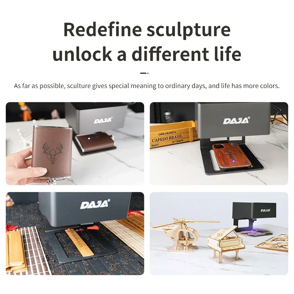 DAJA Laser Engraver CNC DIY DJ - مراجعة Woodworking Logos وسعره