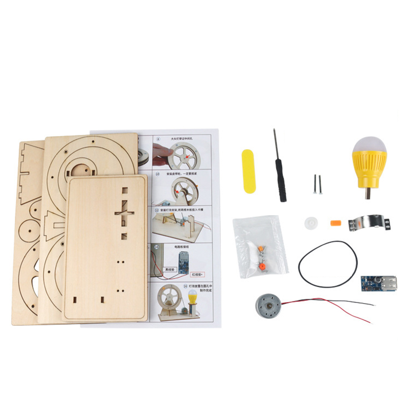 Wooden Hand Generator Kids Sci - مراجعة Woodworking Kits For Kids وسعره