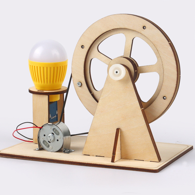 Wooden Hand Generator Kids Sci - مراجعة Woodworking Kits For Kids وسعره