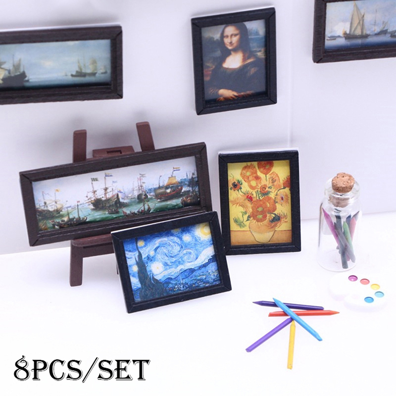 8Pcs 1:12 Dollhouse Vintage Oi - مراجعة Woodworking Room وسعره