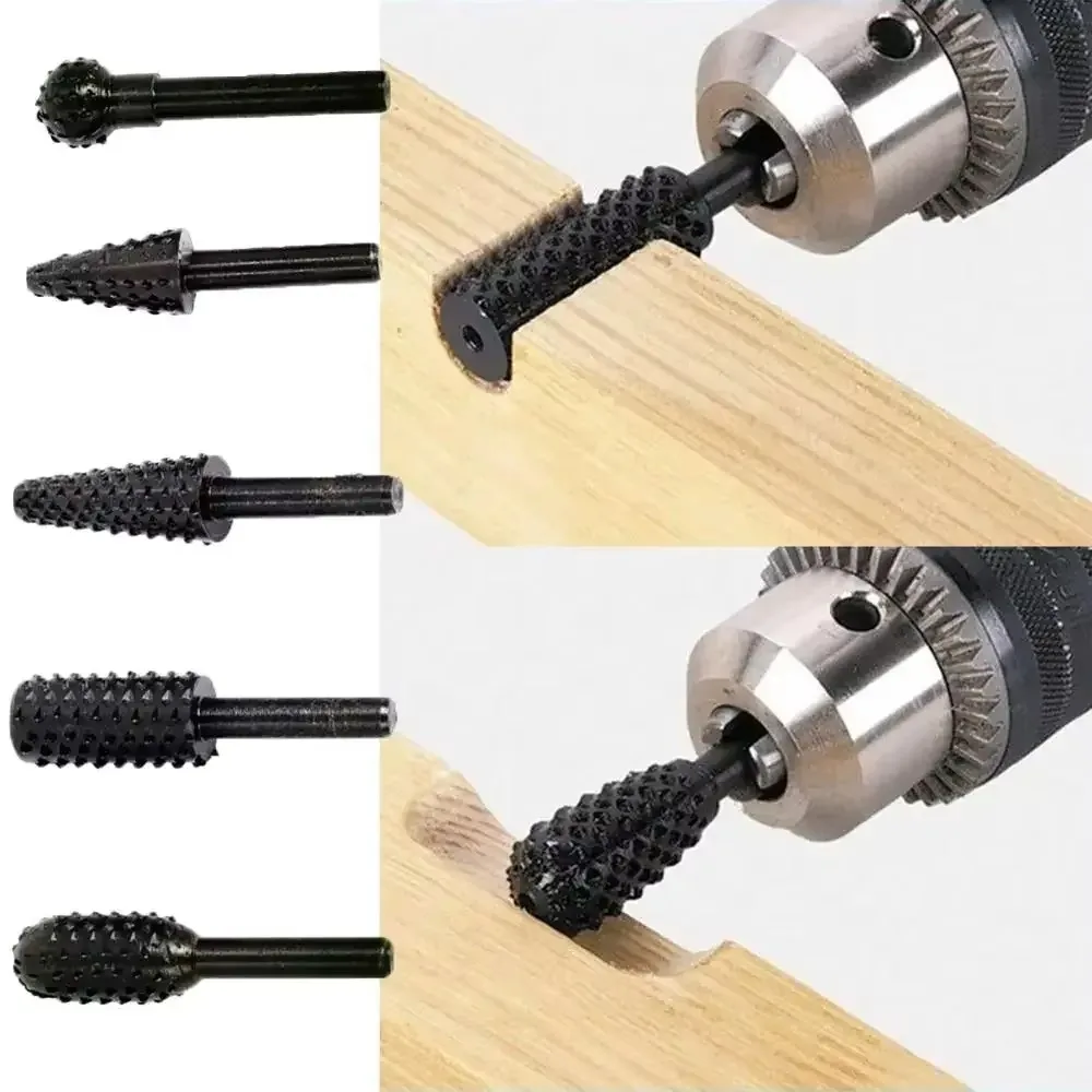 5pcs Rasp File Drill Bits Rasp - مراجعة Woodworking Files And Rasps وسعره