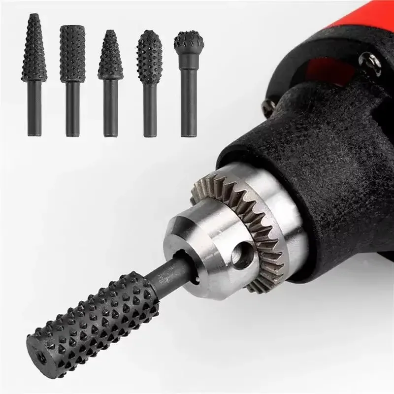 5pcs Rasp File Drill Bits Rasp - مراجعة Woodworking Files And Rasps وسعره