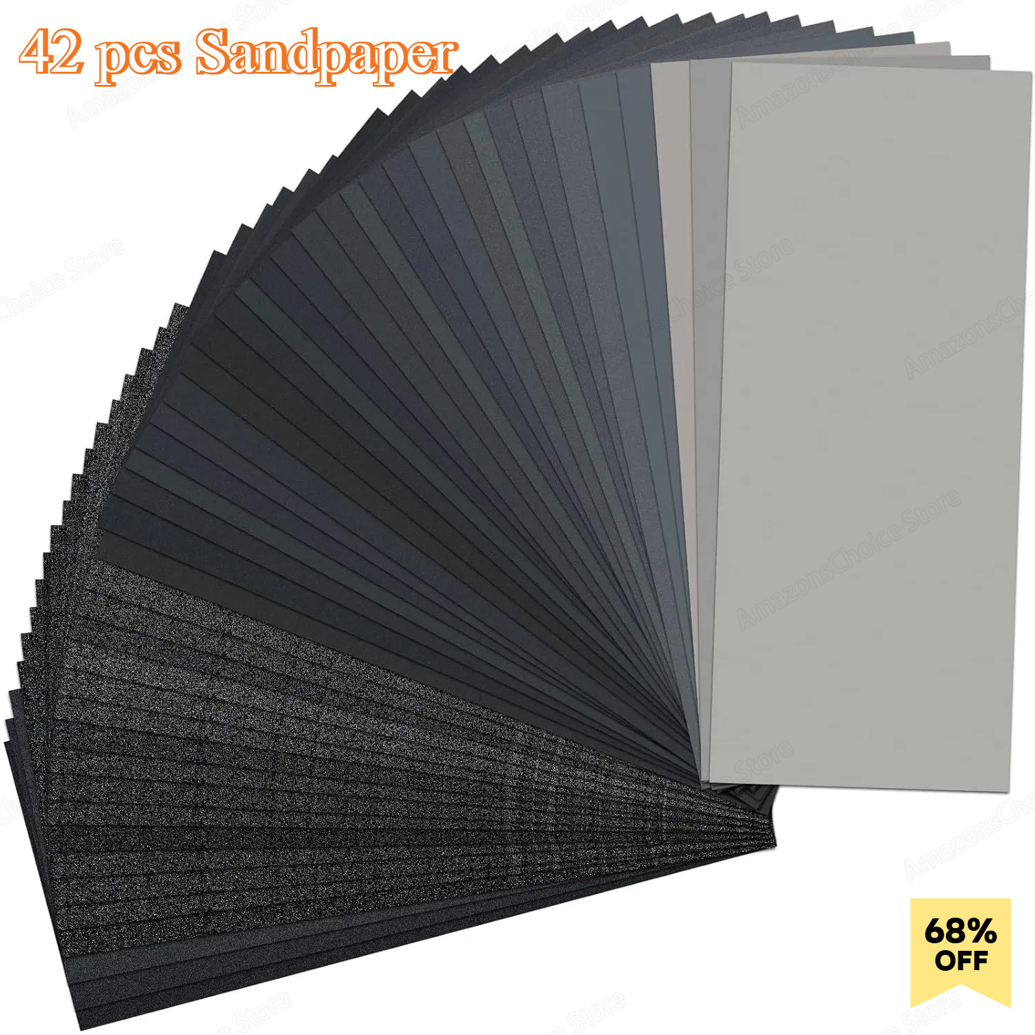 42Pcs Dry Wet Sandpaper Set, 1 - مراجعة Woodworking Ideas وسعره