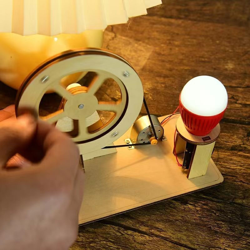 DIY Wooden Hand Generator Kids - مراجعة Woodworking Kits For Kids وسعره
