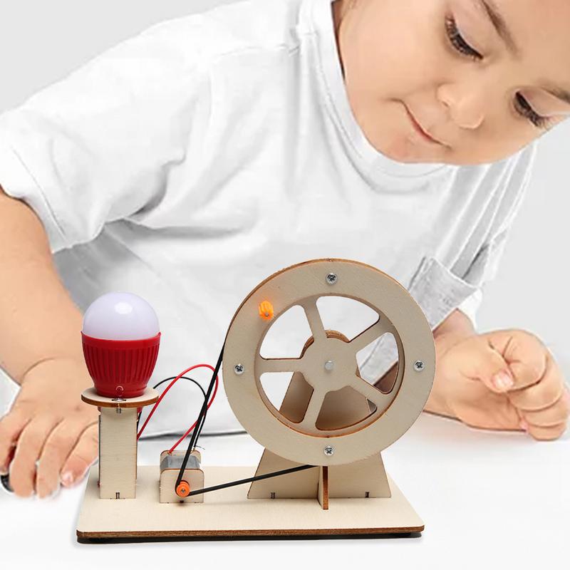 DIY Wooden Hand Generator Kids - مراجعة Woodworking Kits For Kids وسعره