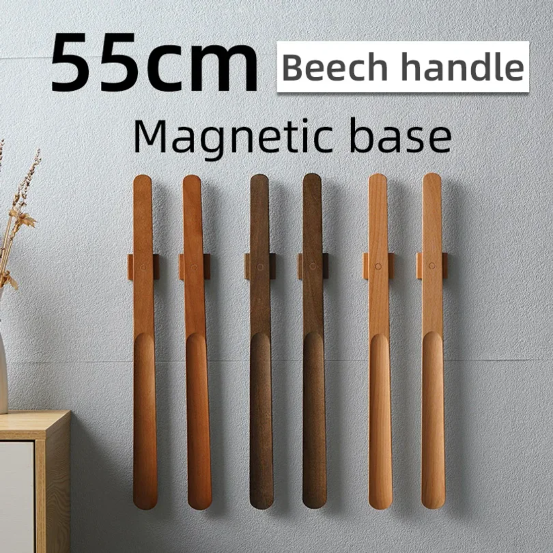 55CM wooden long handle Magnet - مراجعة Woodworking Logos وسعره