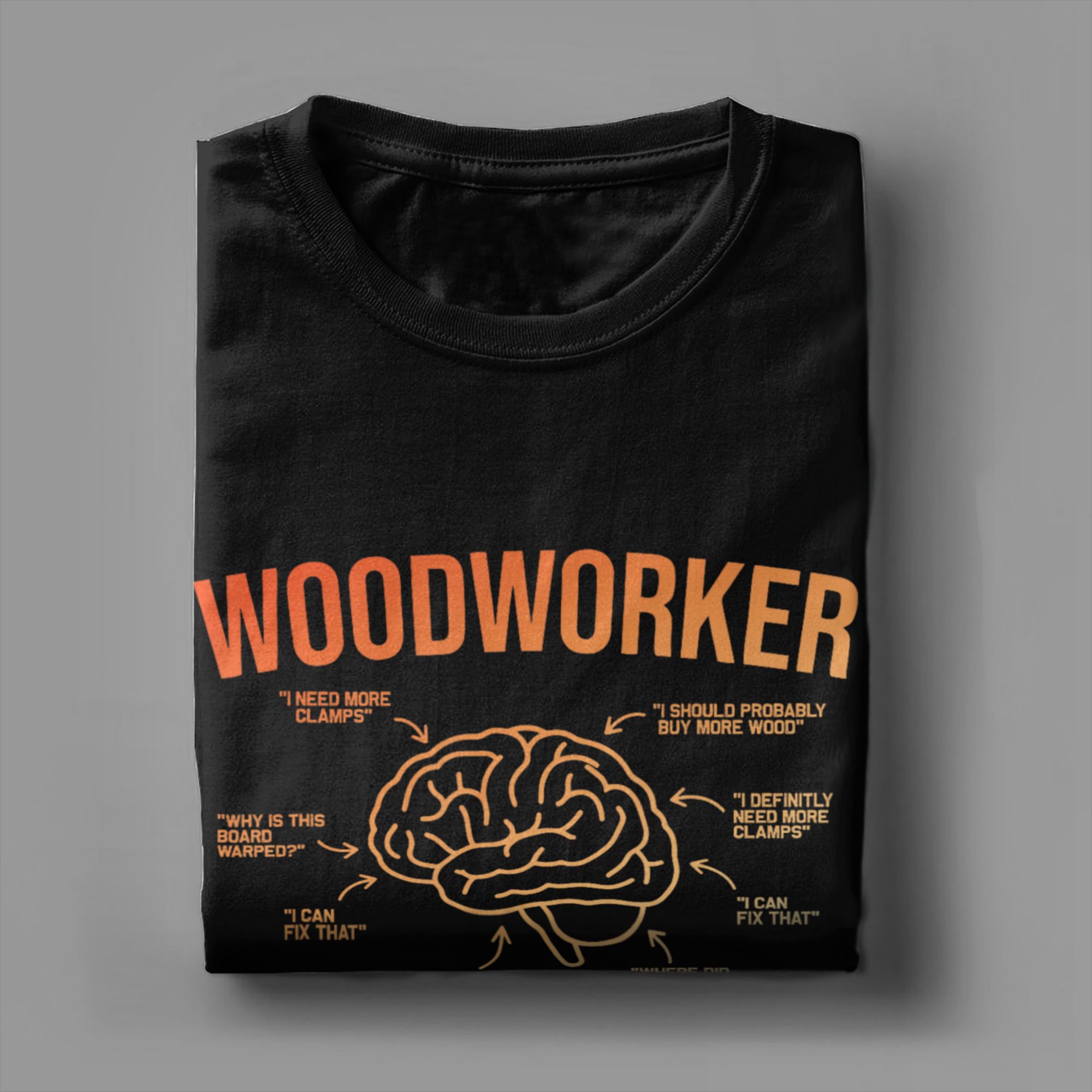 Men T-Shirt Woodworker Brain F - مراجعة Woodworking Gift Ideas وسعره