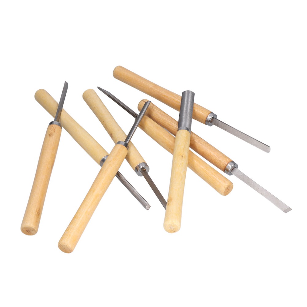 8PCS HSS Steel Wood Turning Ch - مراجعة Skew Chisel Wood وسعره
