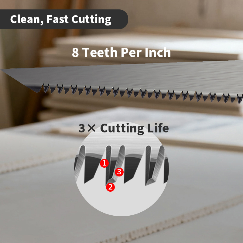 Folding Drywall Jab Saw 8 TPI  - مراجعة Woodworking Rasp وسعره