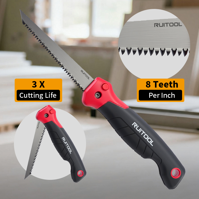 Folding Drywall Jab Saw 8 TPI  - مراجعة Woodworking Rasp وسعره