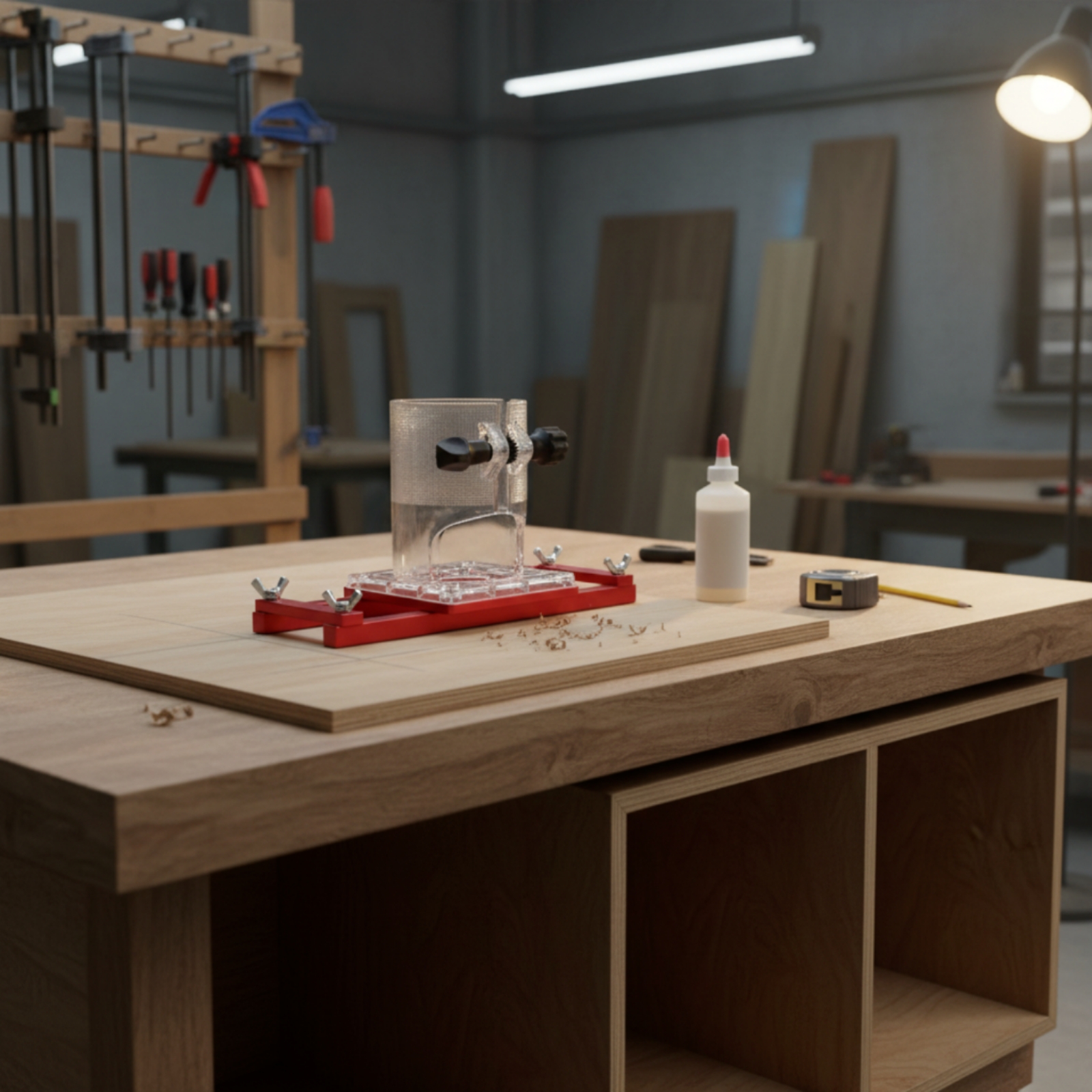 Router Guide Fixture Transpare - مراجعة Woodworking Jig وسعره