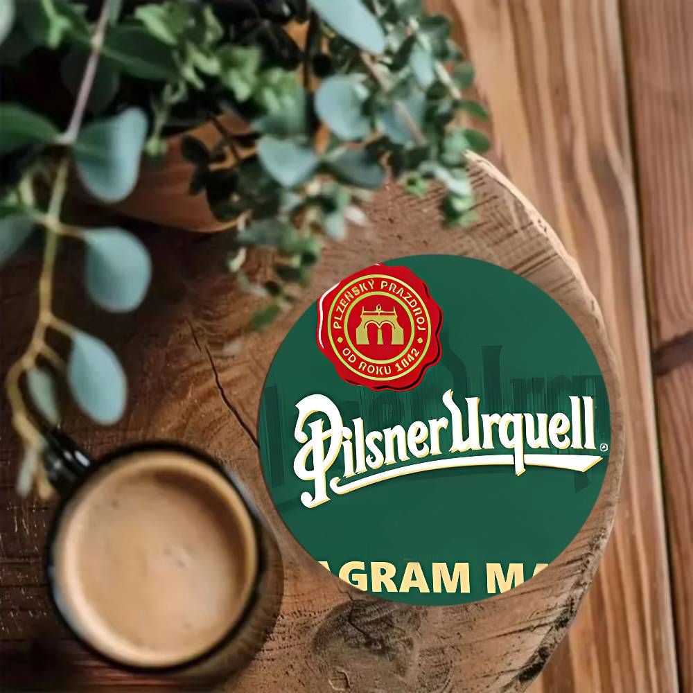Pilsner Urquell Beer Logo Coas - مراجعة Woodworking Logos وسعره
