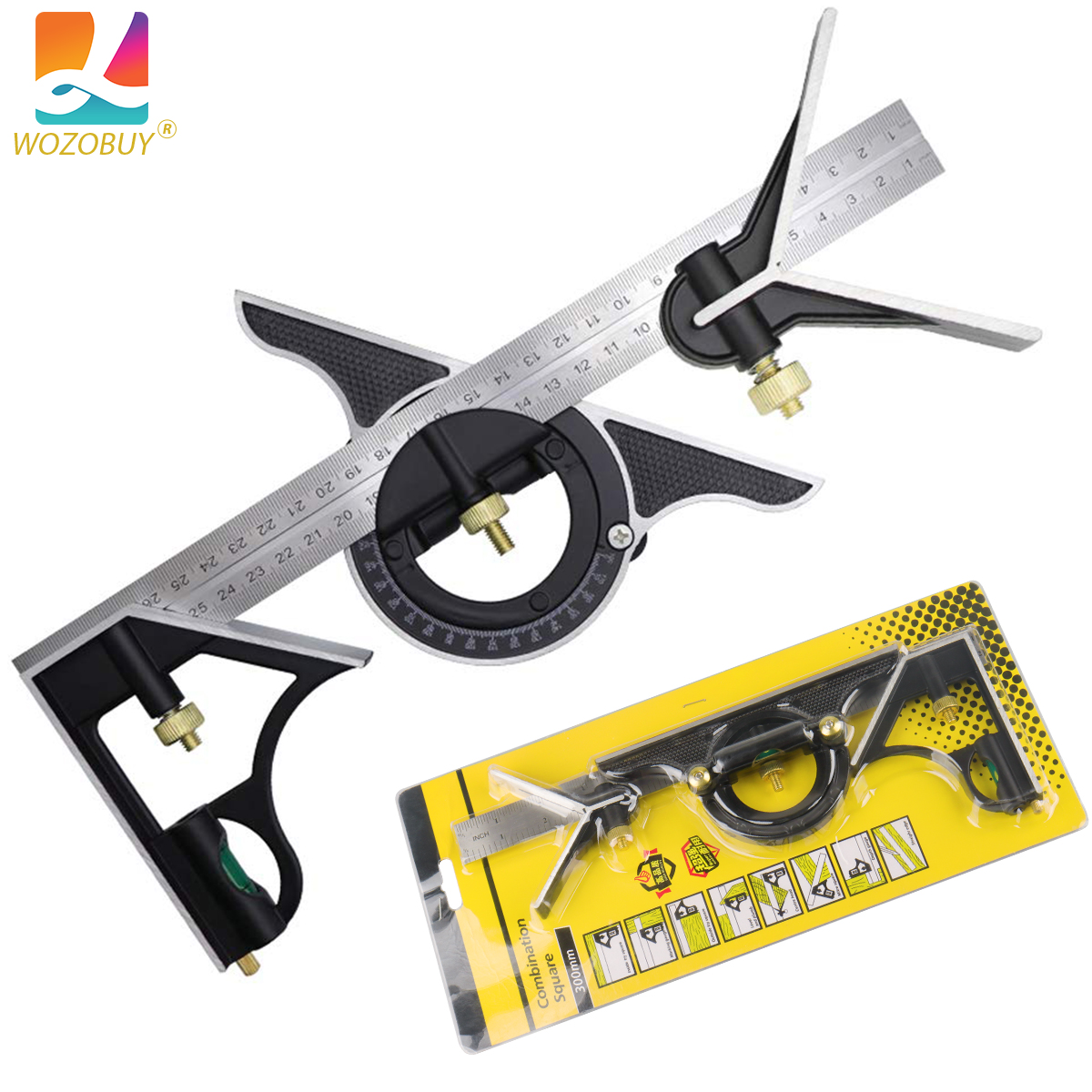 3 In 1 Combination Angle Ruler - مراجعة Woodworking For Engineers وسعره
