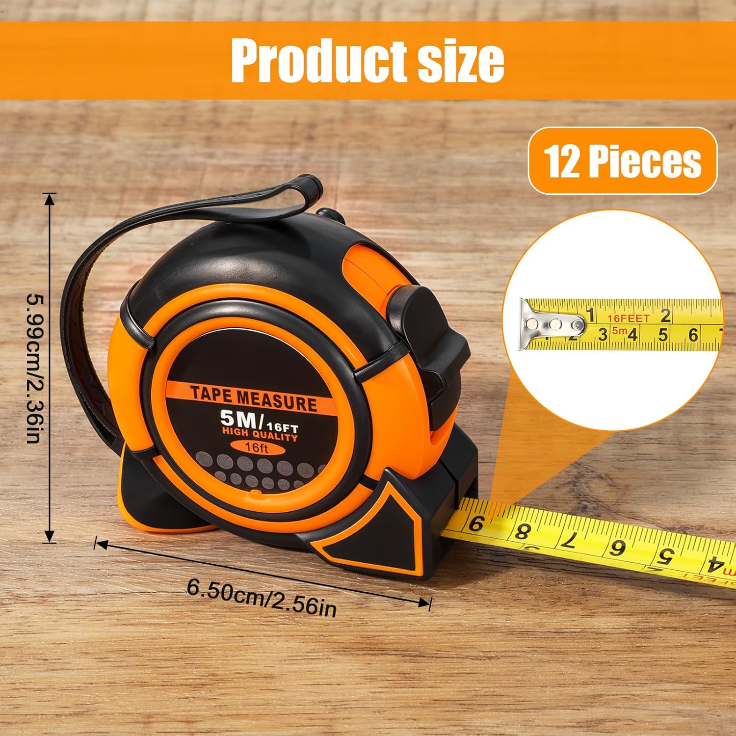 12-Piece Retractable Measuring - مراجعة Woodworking For Engineers وسعره
