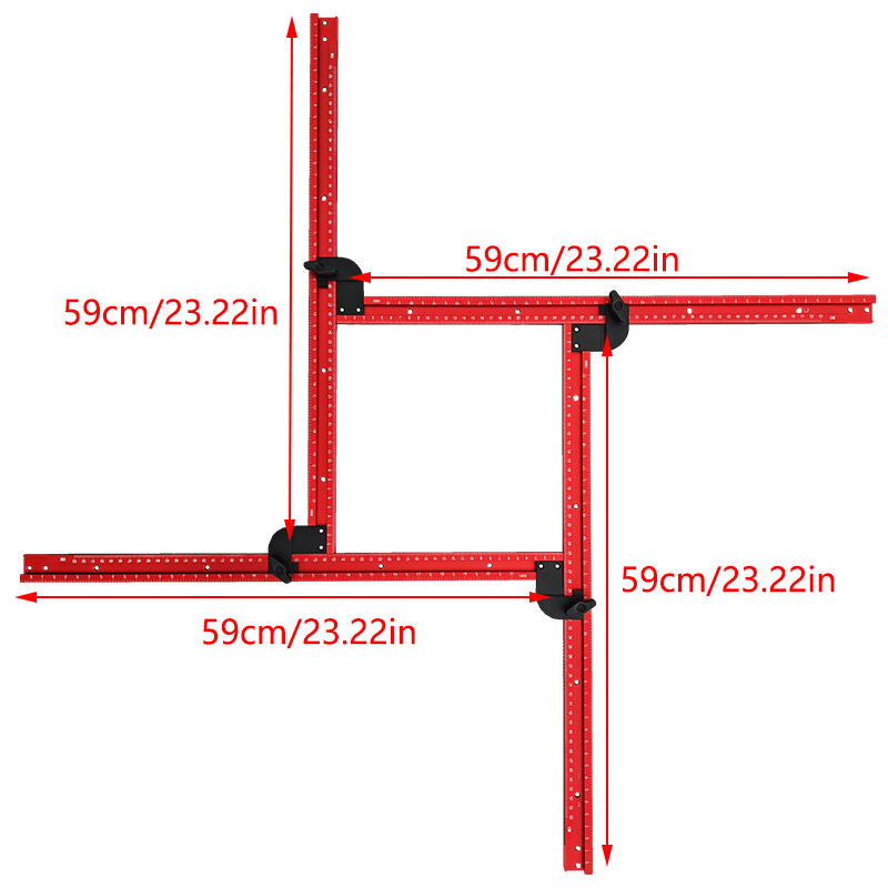 59cm Adjustable Square Router  - مراجعة Woodworking Project Plans وسعره