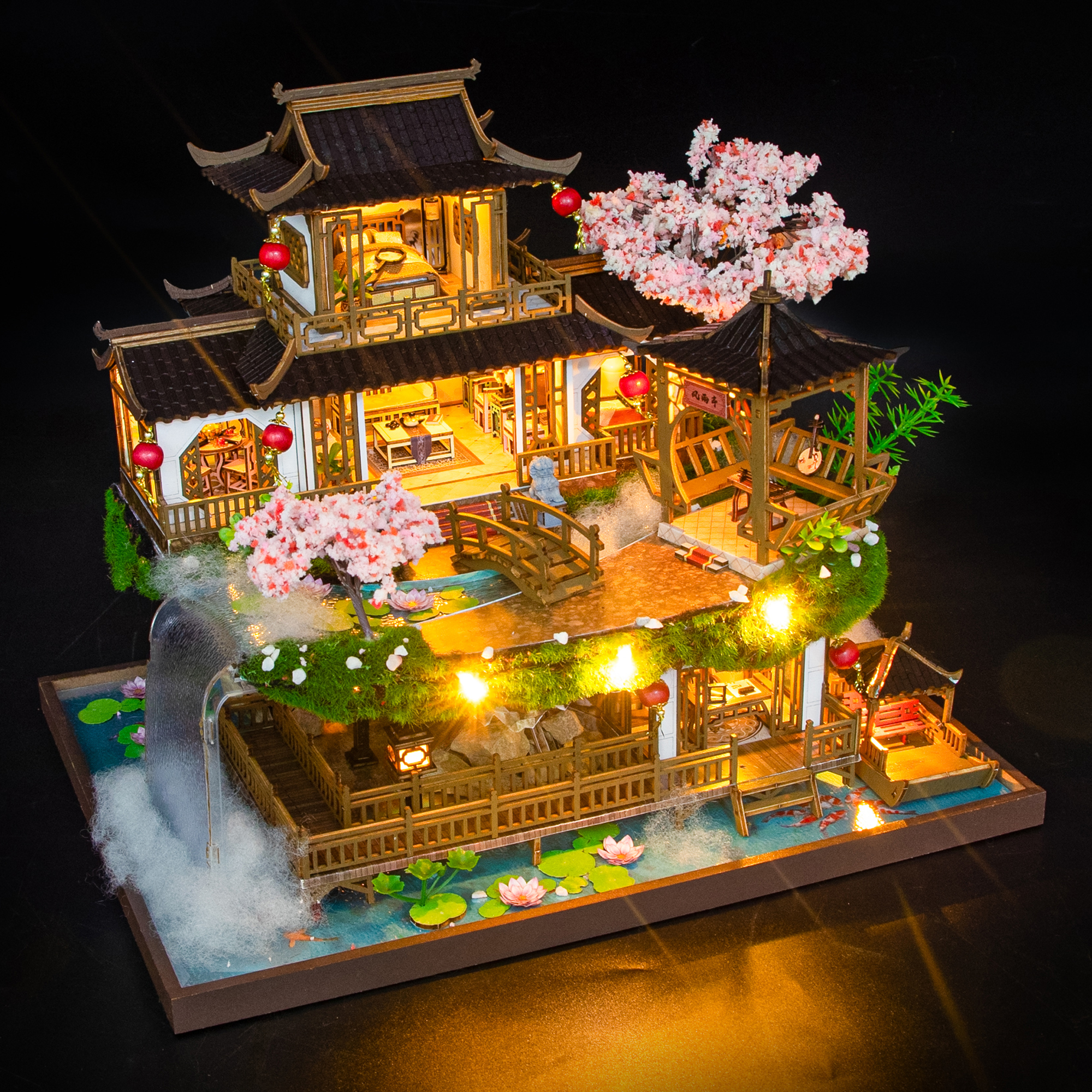 DIY Wooden Miniature Building  - مراجعة Woodworking Kits For Kids وسعره