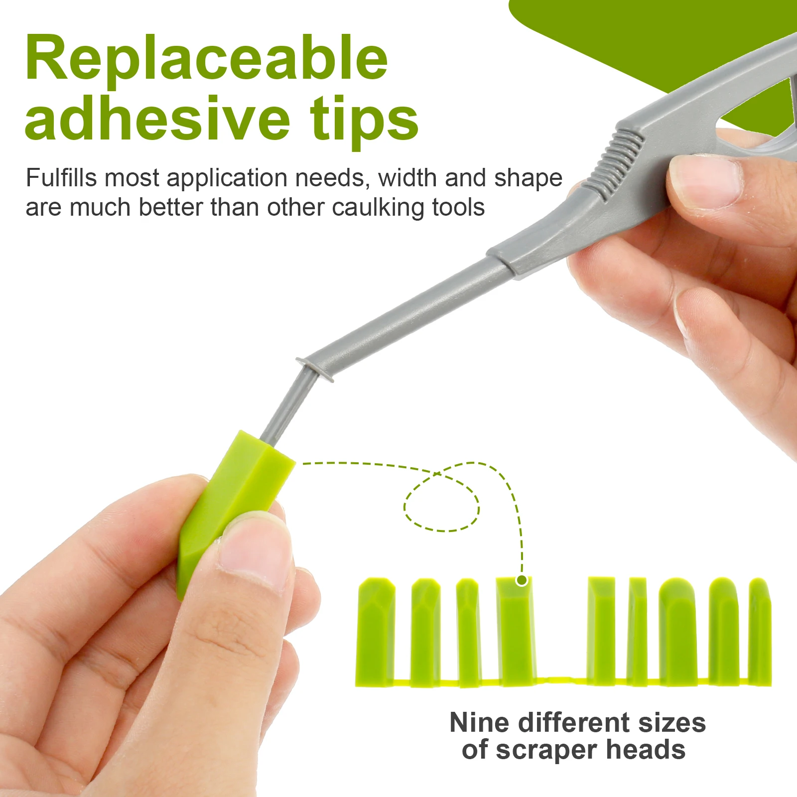 3PCS Caulking Tool with 27 Scr - مراجعة Woodworking Finishing وسعره