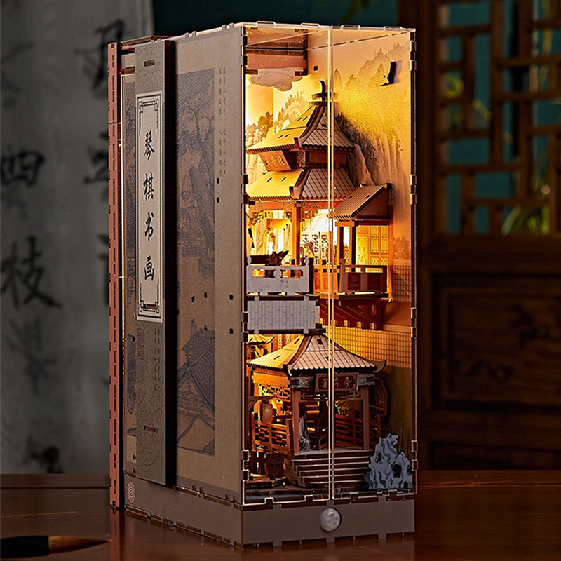 DIY Wooden Chinese Scholar Boo - مراجعة Woodworking Kits For Kids وسعره
