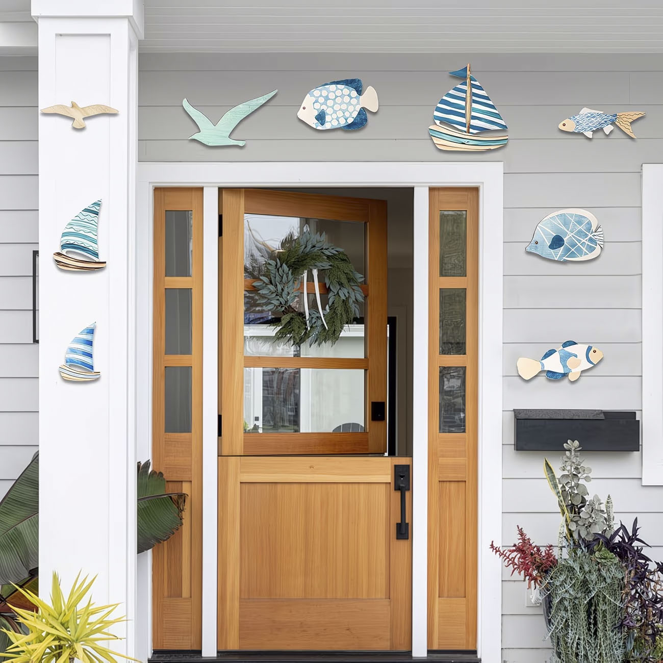 9Pcs Tropical Fish Seagull Sai - مراجعة Woodworking Room وسعره