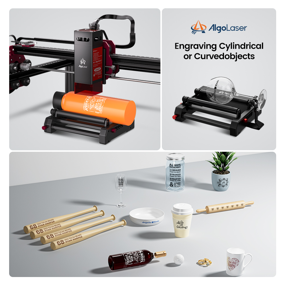 AlgoLaser DIY KIT MK2 10W Lase - مراجعة Woodworking Logos وسعره