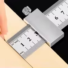 39mm Precision Ruler Aluminum  - مراجعة Woodworking For Engineers وسعره