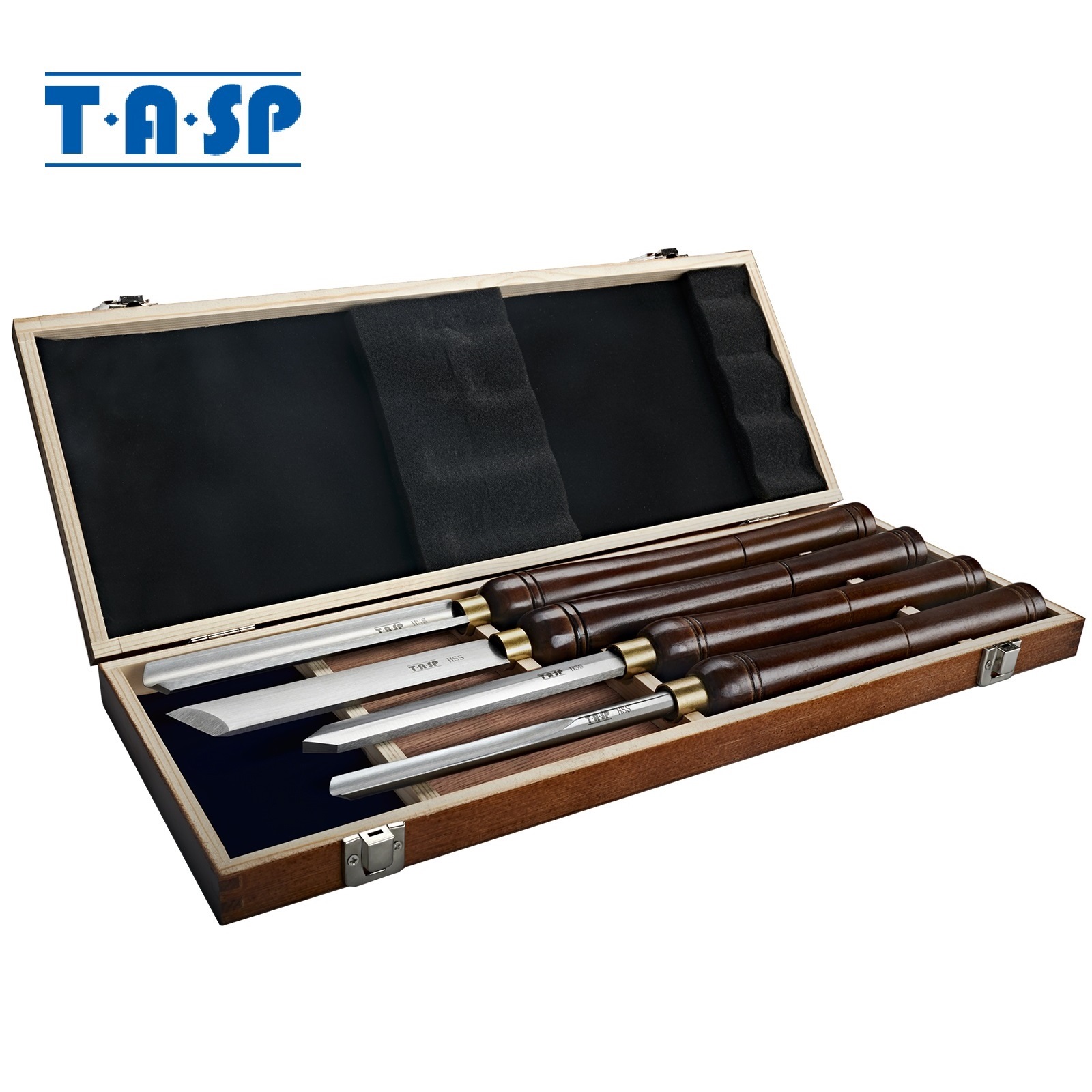 TASP 4pcs HSS Wood Turning Chi - مراجعة Skew Chisel Wood وسعره