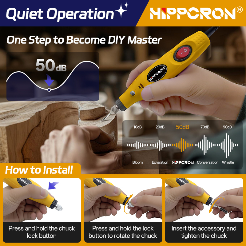Hippcron Mini Handheld Electri - مراجعة Woodworking Ideas وسعره